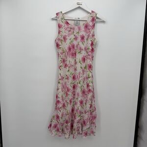 She’s The 1 Girls Floral Butterfly Midi Dress Y2k Size 16 Girl